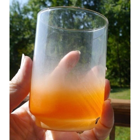 Set of 5 Vntge MCM Libbey Glass Blendo Barware Tumblers Drink Ware Glasses 12 oz - Picture 6 of 12